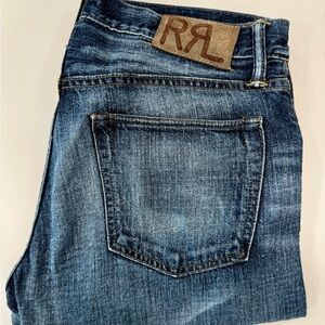 Ralph Lauren Double RL Slim Fit Blue Jeans